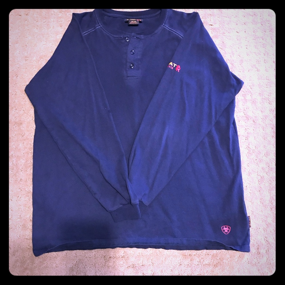 Men's Ariat Work FR Henley long sleeve shirt